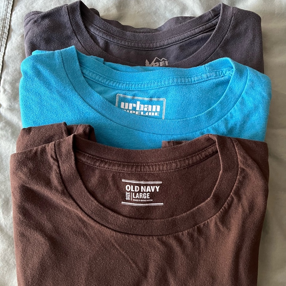 Men's T-Shirt Bundle Size Large